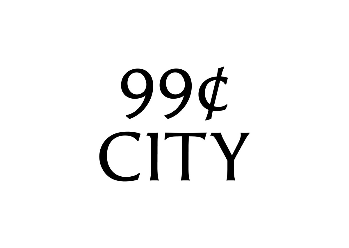 KOKI SATO PHOTO EXHIBITION 99¢ CITY | Logotype Naming and Nomenclature image